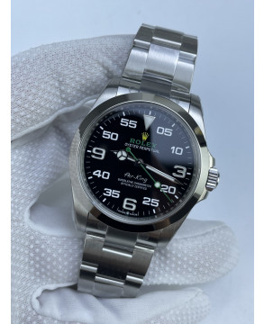 (준비완료/특급배송)NO.3002/VS공장 롤렉스 에어킹 신형 Air-King 126900 VSF 11 Best Edition 904L Steel Black Dial on SS Bracelet VS3230